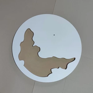 Artboard do suszonych kwiatów MDF 40–60 cm do żywicy epoksydowej Artboard okrągły do suszonych kwiatów i żywicy epoksydowej
